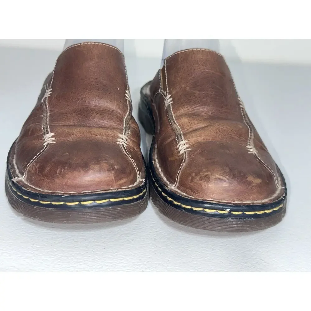 Dr. Martens AW004 Air Cushioned Brown Mule Slide-on Slippers Mens Sz-9 US 42 EU